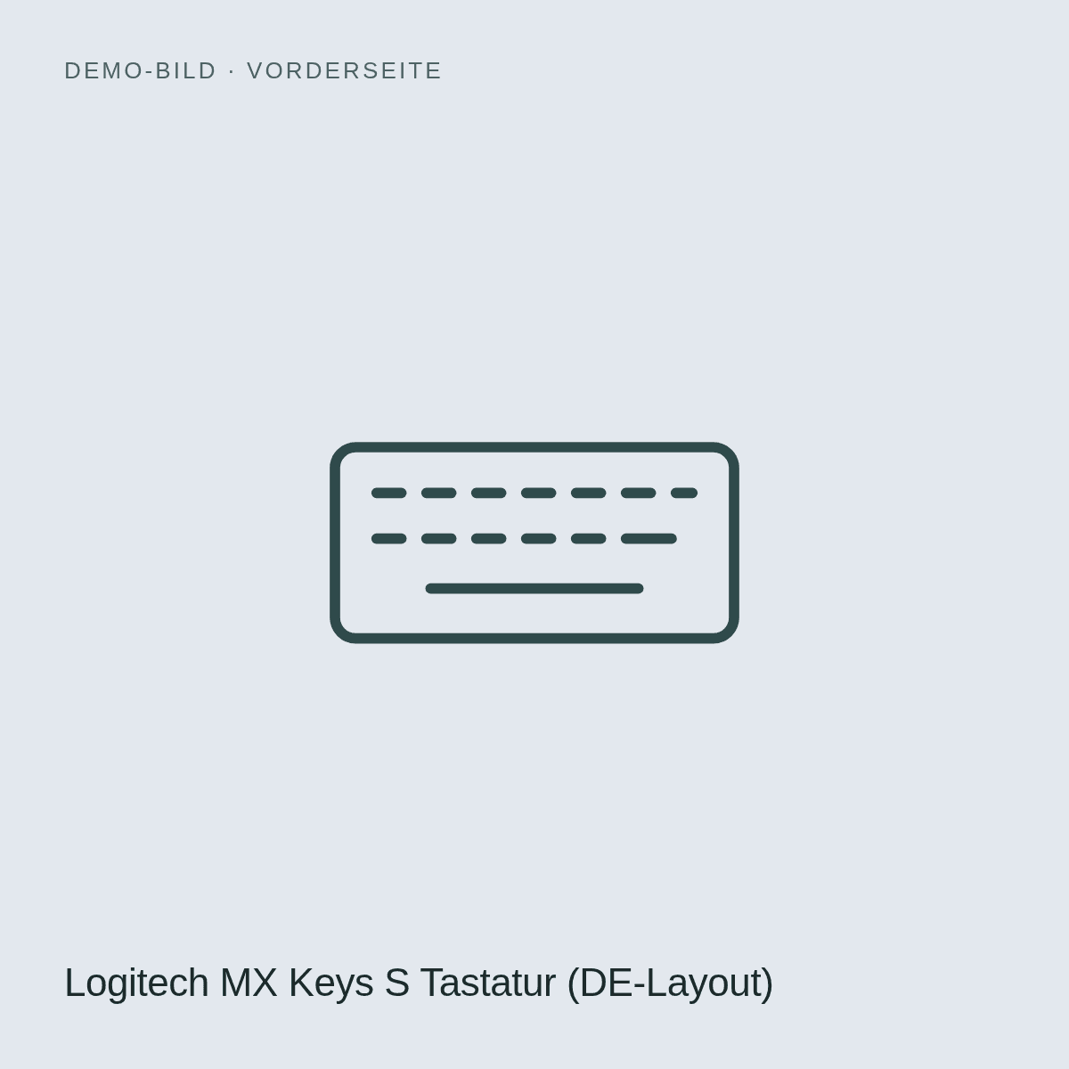 DEMO Logitech MX Keys S Tastatur (DE-Layout)