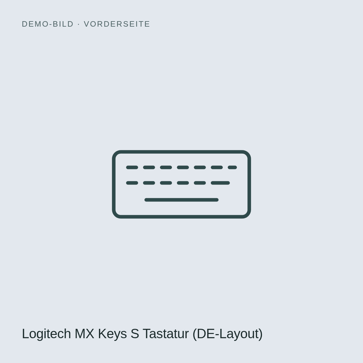 DEMO Logitech MX Keys S Tastatur (DE-Layout) – Foto 1 von 1